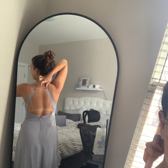 NWT Azazie Size 6 Bridesmaids Dress in Fog - Picture 3 of 4